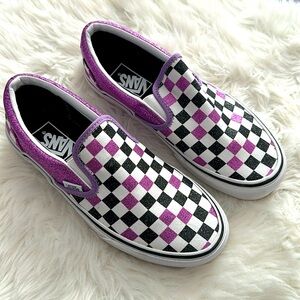 Vans Glitter Slip Ons Women’s 7.5